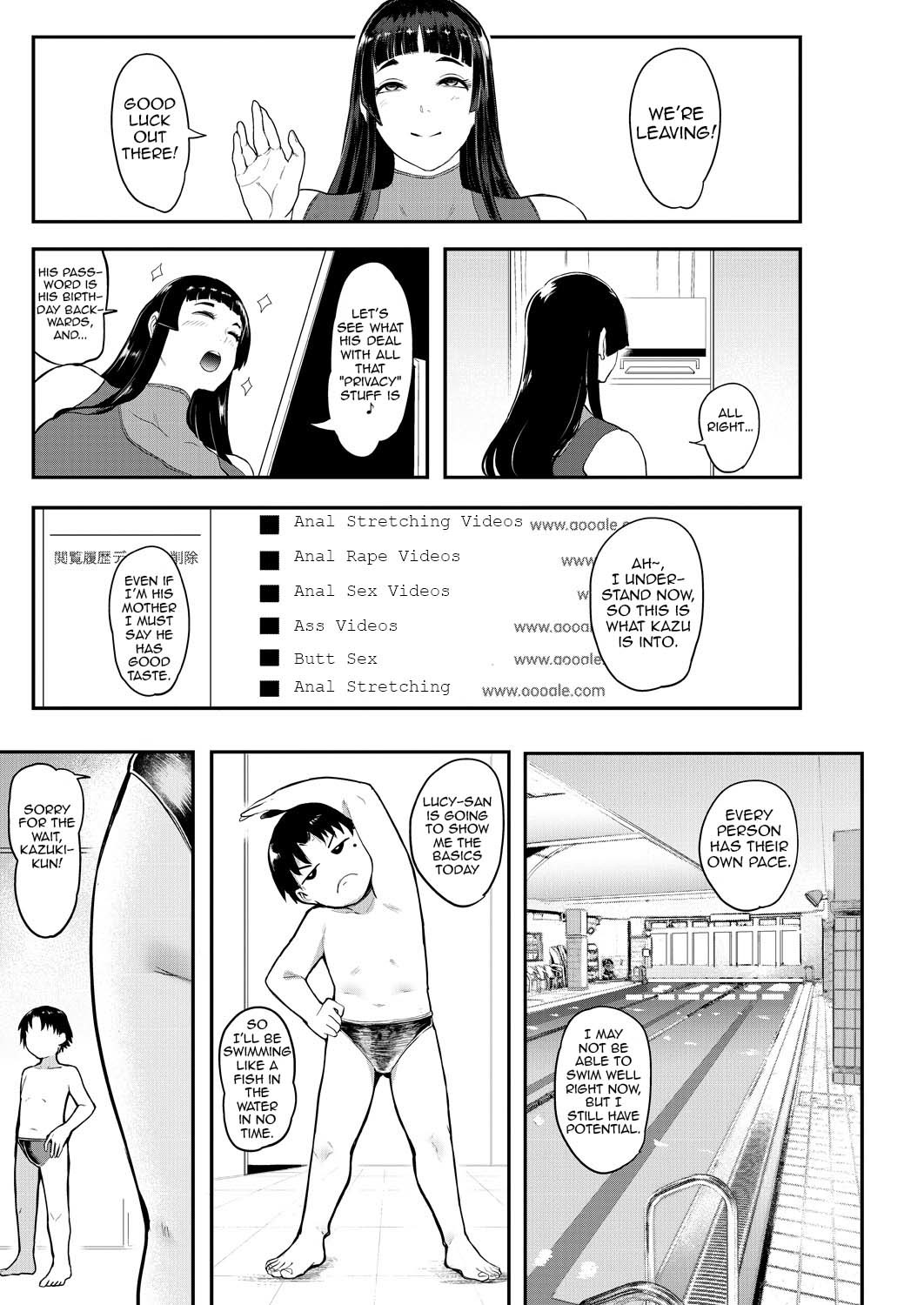 Hentai Manga Comic-Underground PTA ~ Lucy Sensei's Anal Glancing Swimming Lesson-Read-3